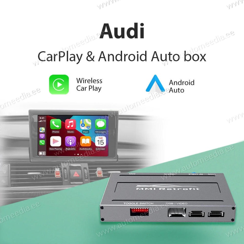 Apple CarPlay Android Auto Interface box Audi Q3 Q5 Q7 A3 A4 A5 A6 C7