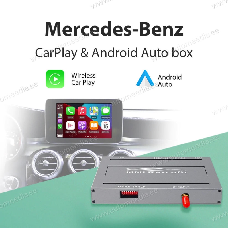 Apple CarPlay & Android Auto Interface box Mercedes Benz NTG 4.5