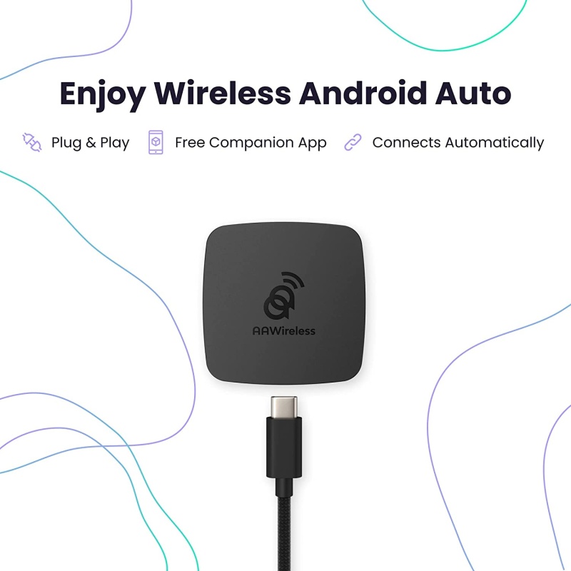 2 in 1 Wireless Android Auto CarPlay Adapter wireless Apple CarPlay  Accessories