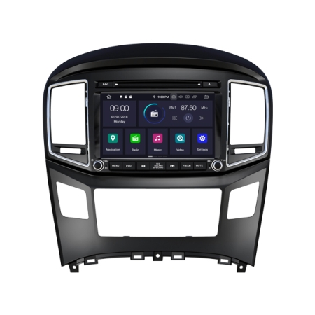 HYUNDAI H1 2016 Mudelipõhine Android 10 auto GPS multimeediakeskus | 8" tollise ekraaniga | 4Gb RAM | 64 Gb ROM | DVD mängijaga naviraadio