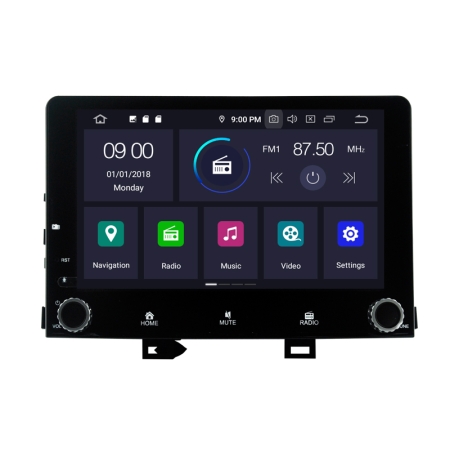 Deckless KIA RIO (2017->) Mudelipõhine Android 10 auto GPS multimeediakeskus | 9" tollise ekraaniga | 4Gb RAM | 64 Gb ROM | DVD mängijaga naviraadio
