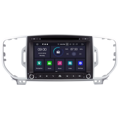 KIA SPORTAGE (2016-2021) Mudelipõhine Android 10 auto GPS multimeediakeskus | 8" tollise ekraaniga | 4Gb RAM | 64 Gb ROM | DVD mängijaga naviraadio