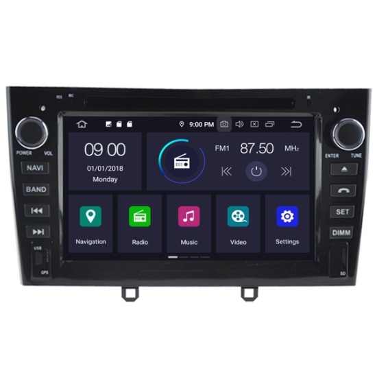 PEUGEOT 408 (2010-2011) Mudelipõhine Android 10 auto GPS multimeediakeskus | 7" tollise ekraaniga | 4Gb RAM | 64 Gb ROM | DVD mängijaga naviraadio