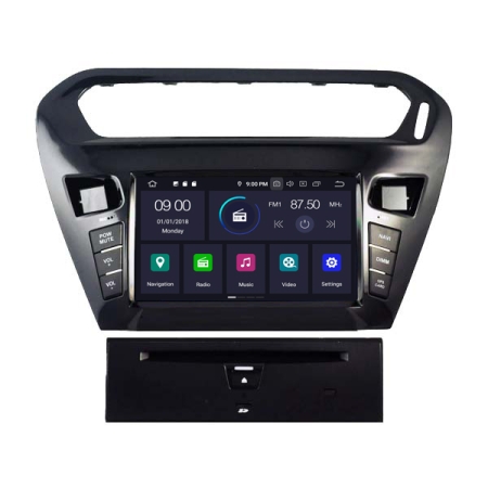 CITROEN ELYSEE / PEUGEOT 301 Mudelipõhine Android 10 auto GPS multimeediakeskus | 8" tollise ekraaniga | 4Gb RAM | 64 Gb ROM | DVD mängijaga naviraadio