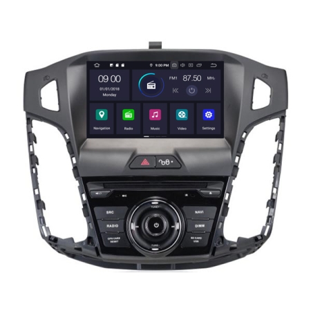 Ford Focus (2012-2014) Mudelipõhine Android 10 auto GPS multimeediakeskus | 8" tollise ekraaniga | 4Gb RAM | 64 Gb ROM | DVD mängijaga naviraadio