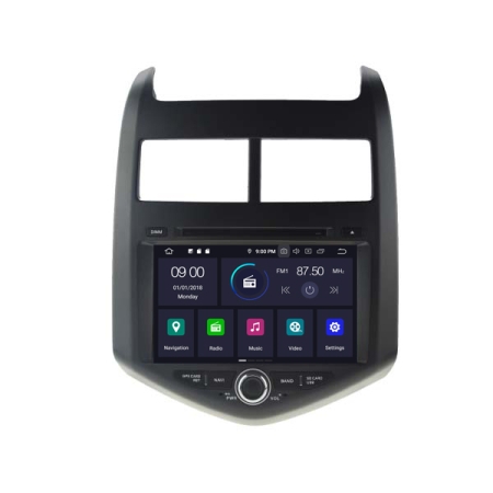 CHEVROLET AVEO (2011-2014) Mudelipõhine Android 10 auto GPS multimeediakeskus | 8" tollise ekraaniga | 4Gb RAM | 64 Gb ROM | DVD mängijaga naviraadio
