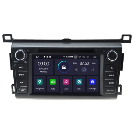 Toyota RAV4 (2013-2017) Mudelipõhine Android 10 auto GPS multimeediakeskus | 7" tollise ekraaniga | 4Gb RAM | 64 Gb ROM | DVD mängijaga naviraadio