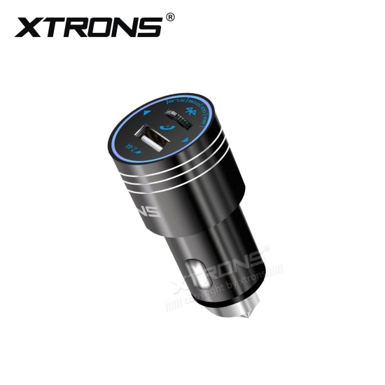 FM Transmitter - telefoni laadija/handsfree kõned/muusika striimimine Xtrons FMBT01