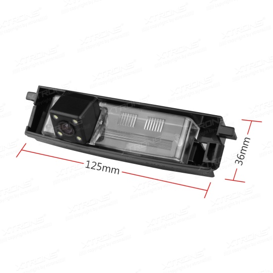 Toyota Rav4 2009-2012, RCA liitmikuga Xtrons tagurdus / parkimiskaamera multimeedia naviraadiole