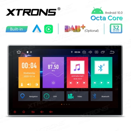 2 DIN Universaalne Android 10 auto GPS multimeediakeskus | BIG SCREEN 10.1" tollise ekraaniga | 2Gb RAM | 32 Gb ROM | naviraadio | AppleCarplay & Android Auto