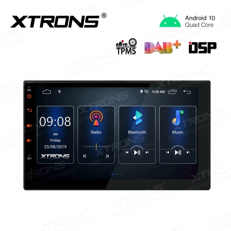 2 DIN Universaalne Android 10 auto GPS multimeediakeskus | 7" tollise ekraaniga | 2Gb RAM | 16 Gb ROM | DVD mängijaga naviraadio