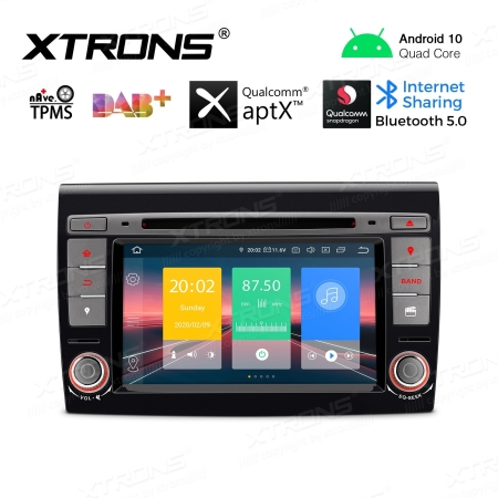Fiat Bravo (2007-2014) Android 10 auto GPS multimeediakeskus | 7" tollise ekraaniga | 2Gb RAM | 16 Gb ROM | naviraadio