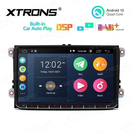 VW Passat B6 | B7 | Multivan | Transporter T5 | T6 | Amarok | Tiguan | Touran | Sharan Android 10auto GPS multimeediakeskus | 9