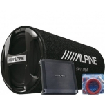 Басовый комплект Alpine Сабвуфер + усилитель + кабели