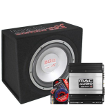 Bass set Mac Audio subwoofer + amplifier + Cable set