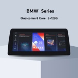 12.3" tuuman BMW multimedia Android 8+128Gb langattomalla CarPlaylla ja Android Autolla