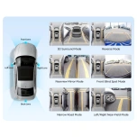 4 channel Car parking camera video image control box