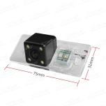 Audi Q5 / Q3 / A1 / A7 reversing camera compatible with Android player | Xtrons CAMA13402