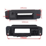 AHD 1080P Mercedes-Benz C-Class | W205 | CLA | CLS tagaluugi käepidemega parkimiskaamera