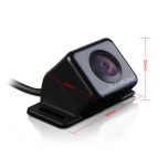 Universal car front view camera RCA / PAL / reversing camera with 170 degree angle, waterproof IP68 | Xtrons CAM001F