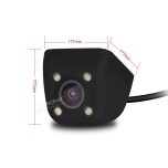 Универсальная камера заднего вида / 4xLED / RCA / PAL / с углом обзора 170 градусов IP68 | Xtrons CAM009