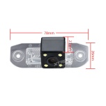 Volvo S80L/S40L/S80/S40 peruutuskamera yhteensopiiva Android soittimen kanssa | Xtrons CAMVVSC01