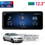 Mercedes-Benz C-Class | W204 (2008-2010) | NTG4.0 (2007-2010) mudelipõhine Android 12 GPS autoraadio ja multimeedia keskus