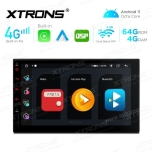 2 DIN Universal Car Multimedia Player Android 10with GPS Navigation | 7" inch | 4Gb RAM | 64 Gb ROM | Car Stereo | Apple CarPlay & Android Auto built-in