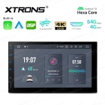 2 DIN Universal Car Multimedia Player Android 10 with GPS Navigation | 7" inch | 4Gb RAM | 64 Gb ROM | Car Stereo | Apple CarPlay & Android Auto built-in