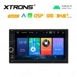 2 DIN Universal Car Multimedia Player Android 10 with GPS Navigation | 7"  inch | 2Gb RAM | 32 Gb ROM | DVD Player | AppleCarplay & Android Auto built-in