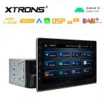 2 DIN Автомобильная магнитола Android 10 с GPS навигацией | 10.1"дюймов экран | 2Gb RAM | 32 Gb ROM | мультимедиа | Встроенный CarPlay и Android Auto
