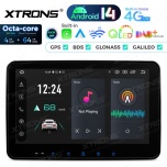 2 DIN Android 14 auto GPS radio ja multimedia näyttösoitin