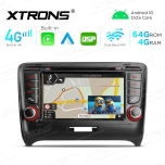 Audi TT (2006-2012) Universal Car Multimedia Player Android 10 with GPS Navigation | 7" inch | 4Gb RAM | 64 Gb ROM | DVD Player | Apple CarPlay & Android Auto built-in
