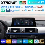 BMW 3/4 ser. (2017 - ) | F30 | F32 | iDrive EVO Android 12 Car Multimedia Player with GPS Navigation