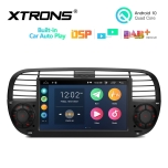 Fiat 500 (2007-2015) Universal Car Multimedia Player Android 10 with GPS Navigation | 7" inch | 2Gb RAM | 32 Gb ROM | Car Stereo | wired CarPlay built-in