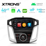 Ford Focus (2012-2017) Автомобильная магнитола Android 10 с GPS навигацией | 9" дюймов экран | 4Gb RAM | 64 Gb ROM | мультимедиа | Встроенный CarPlay
