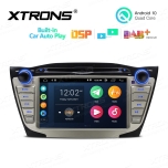 Hyundai IX35 | Tucson II (2009-2015)  Android 10 auto GPS multimeediakeskus | 7" tollise ekraaniga | 2Gb RAM | 32 Gb ROM | DVD mängijaga naviraadio | Apple CarPlay USB kaabliga