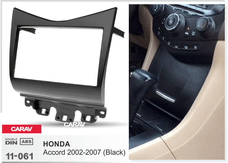 HONDA Accord 2002-2007  Car Stereo Facia Panel Fitting Surround  CARAV 11-061