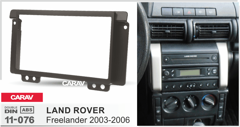 LAND ROVER Freelander 2003-2006  merkkikohtainen soitin asennuskehys  CARAV 11-076