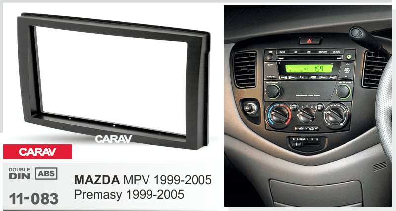 MAZDA MPV 1999-2005 | Premasy 1999-2005 / HAIMA Freema 2006-2009  Универсальная переходная рамка  CARAV 11-083