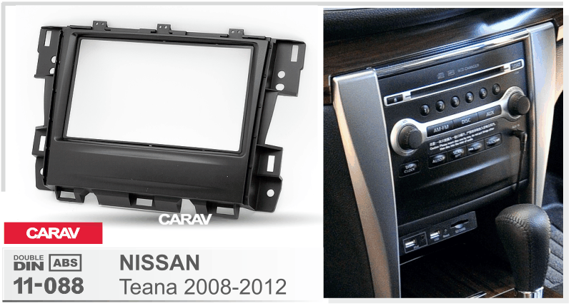 NISSAN Teana 2008-2012  Car Stereo Facia Panel Fitting Surround  CARAV 11-088