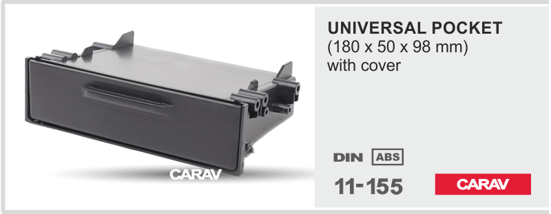 UNIVERSAL POCKET  Car Stereo Facia Panel Fitting Surround  CARAV 11-155