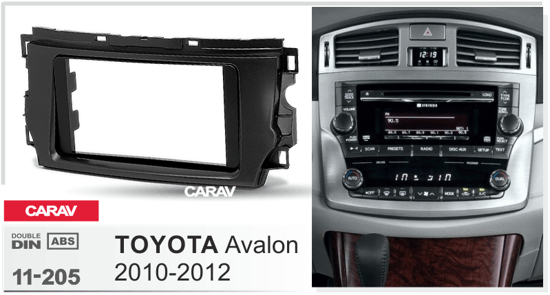 TOYOTA Avalon 2010-2012 Универсальная переходная рамка CARAV 11-205