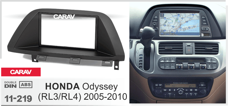 HONDA Odyssey (RL3/RL4) 2005-2010  Универсальная переходная рамка  CARAV 11-219