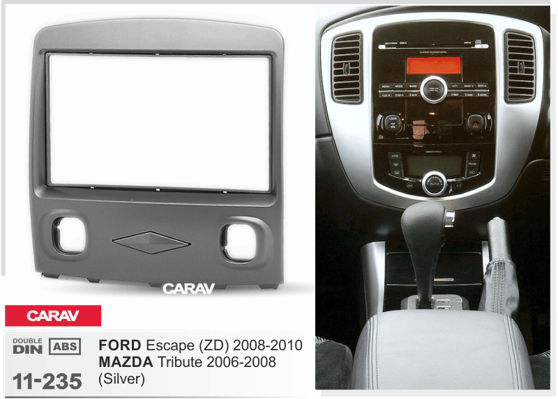 FORD Escape (ZD) 2008-2010  Car Stereo Facia Panel Fitting Surround  CARAV 11-235