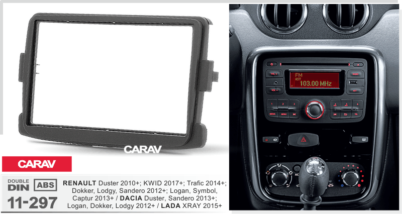 LADA XRAY 2015+  Car Stereo Facia Panel Fitting Surround  CARAV 11-297