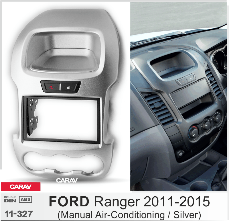 FORD Ranger 2011-2015  merkkikohtainen soitin asennuskehys  CARAV 11-327