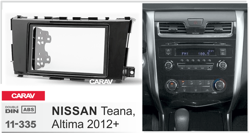 NISSAN Teana, Altima 2012+  maki mudelikohane paigaldusraam  CARAV 11-335