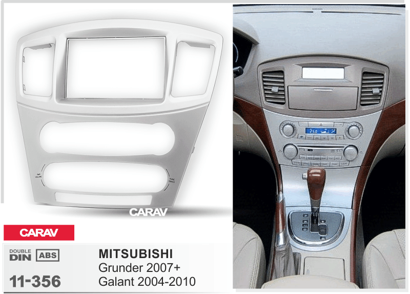 MITSUBISHI Galant 2004-2010 | Grunder 2007+  merkkikohtainen soitin asennuskehys  CARAV 11-356