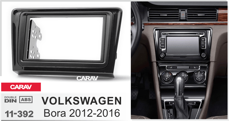 VOLKSWAGEN Bora 2012-2016  merkkikohtainen soitin asennuskehys  CARAV 11-392